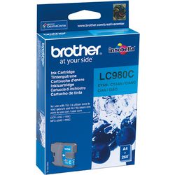 Inktcartridge brother lc980c cyaan