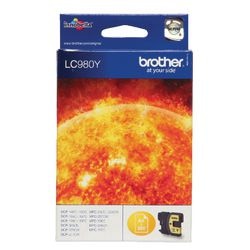 Inktcartridge brother lc980y geel