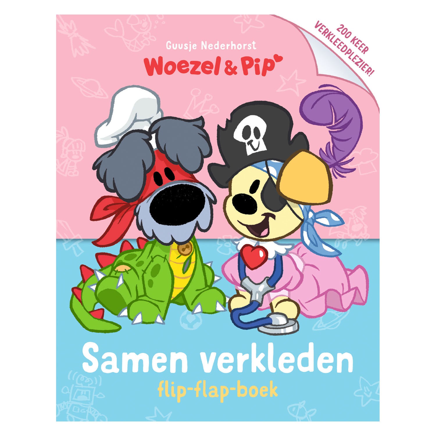 Woezel en pip boek samen verkleden
