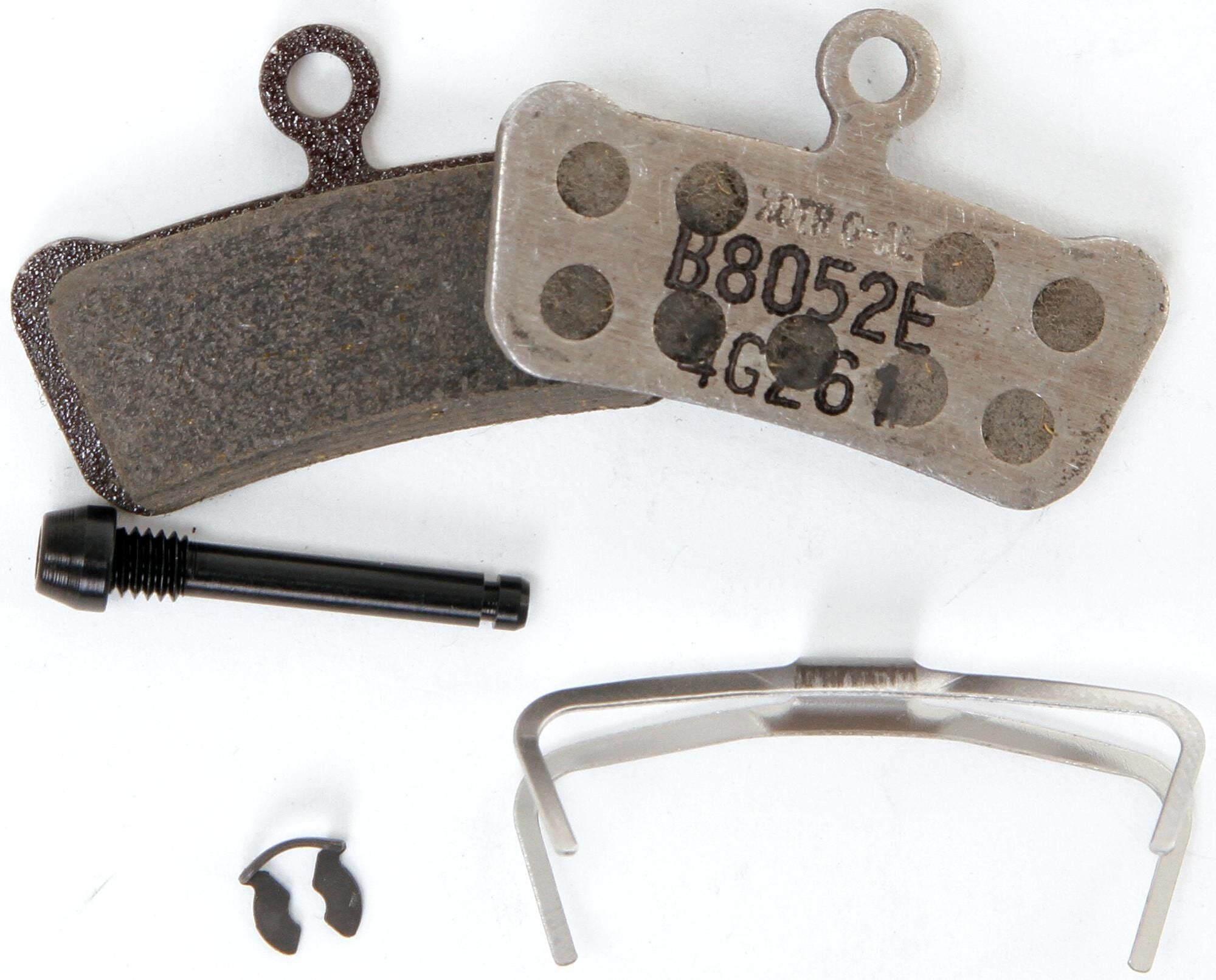 Sram schijfremblokken disc br.pad organic w.alu plate