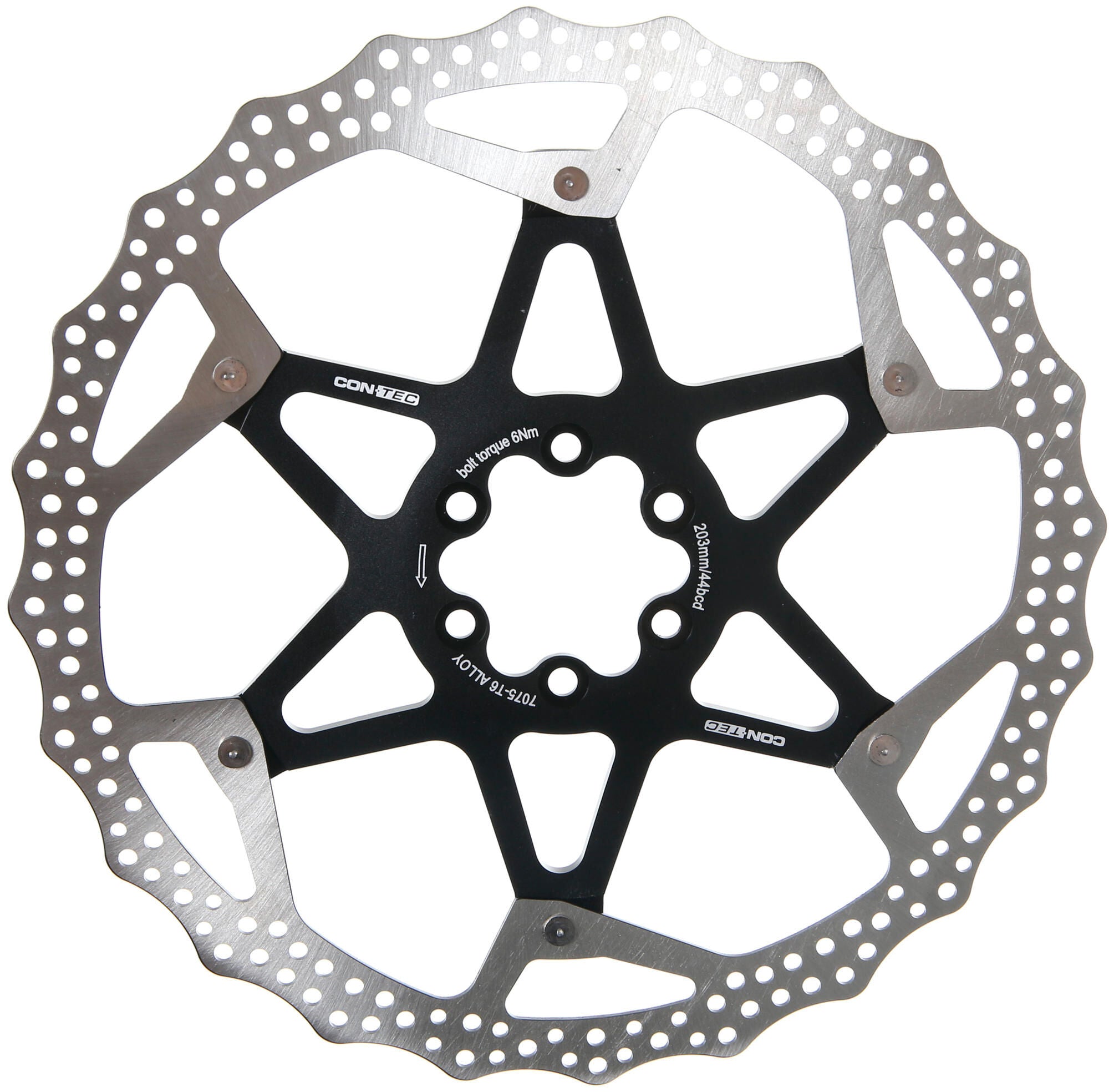 Contec remschijf cdr-hd 1 ct disc br. rotor cdr-hd1 203 mm 2-parts 6-hole