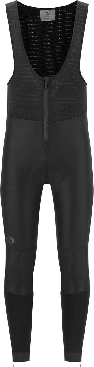 Rogelli deep winter lange fietsbroek - met bretels - heren - zwart - maat l