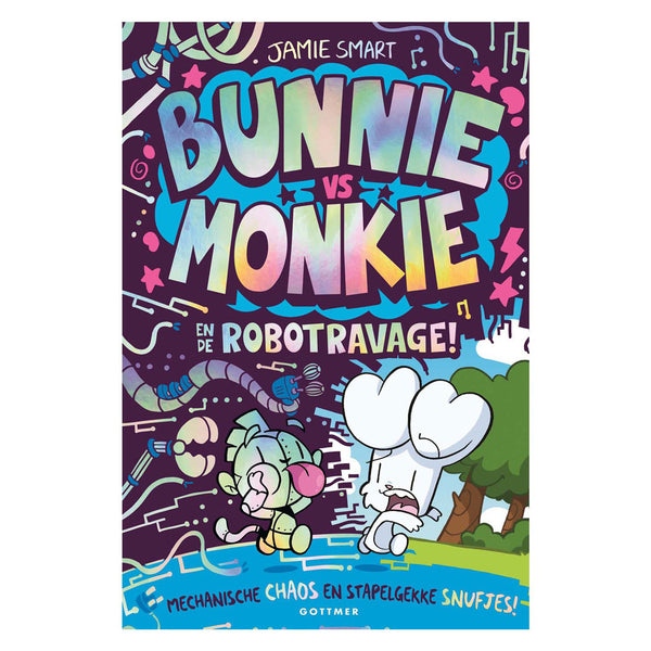 Gottmer uitgevers groep bunnie vs monkie en de robotravage