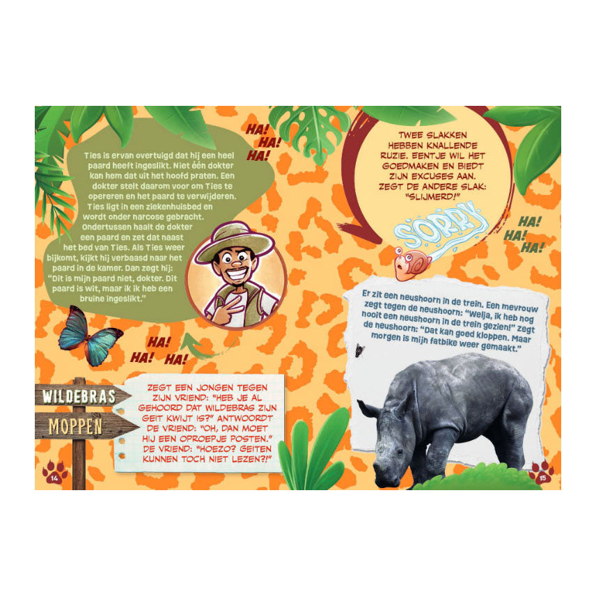 Gottmer uitgevers groep wildebras dierenmoppenboek