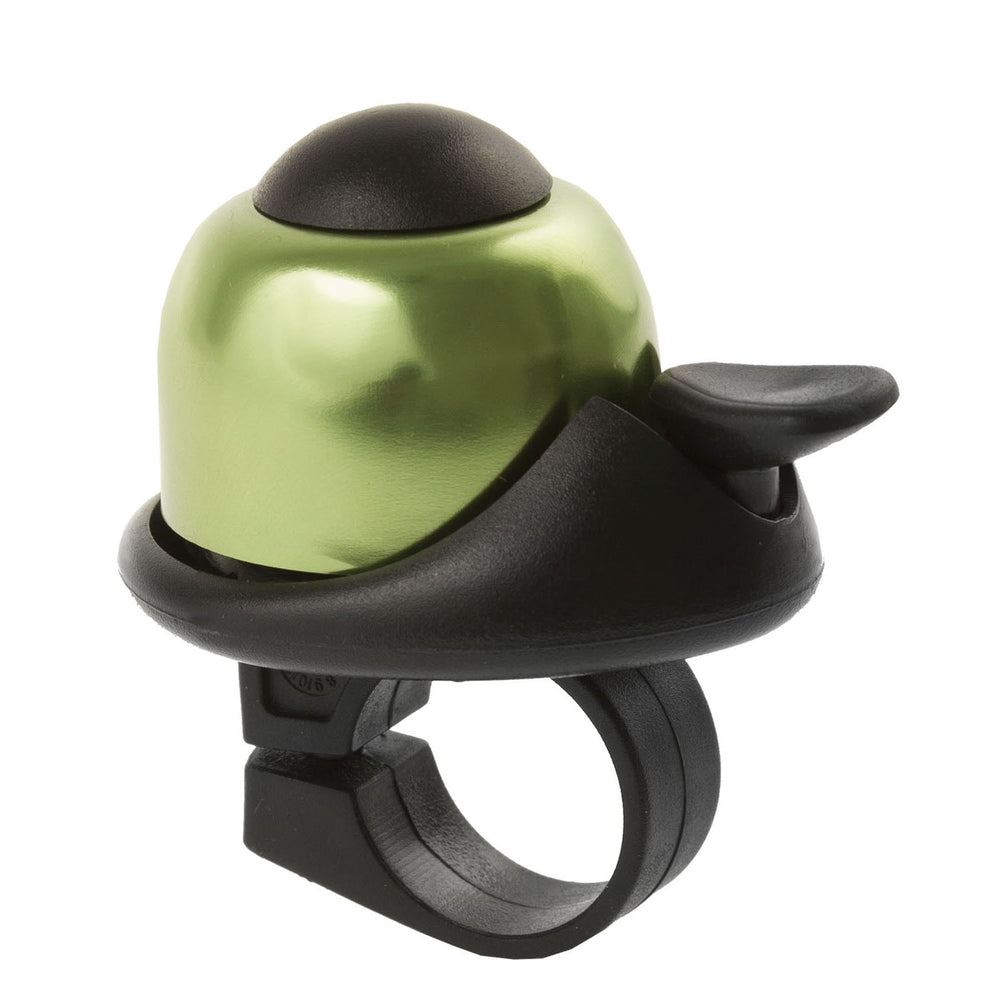 Sonnette de vélo M-Wave Bella Design Mini ø36mm - vert (sur carte)
