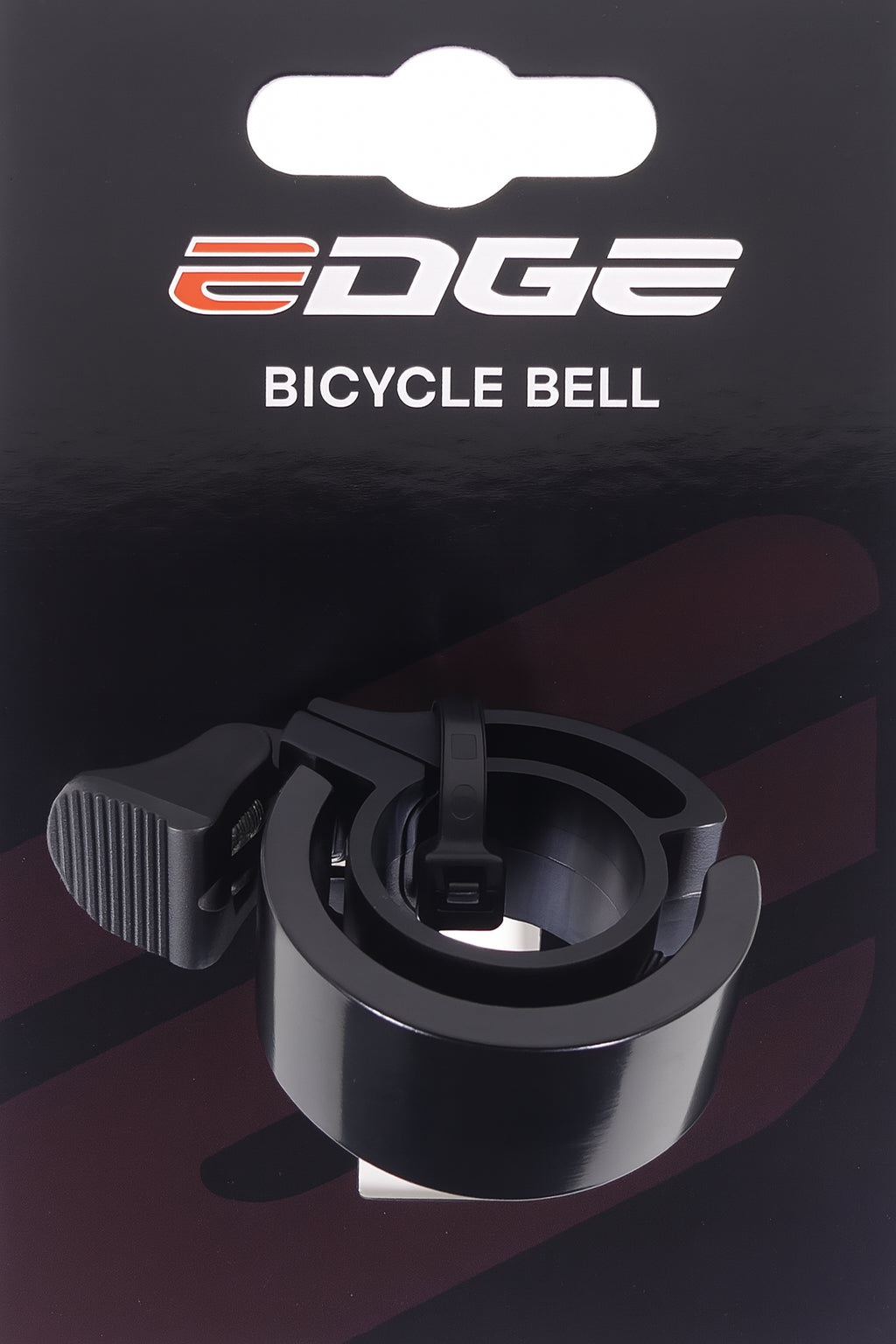 Edge fietsbel aeroring - zwart