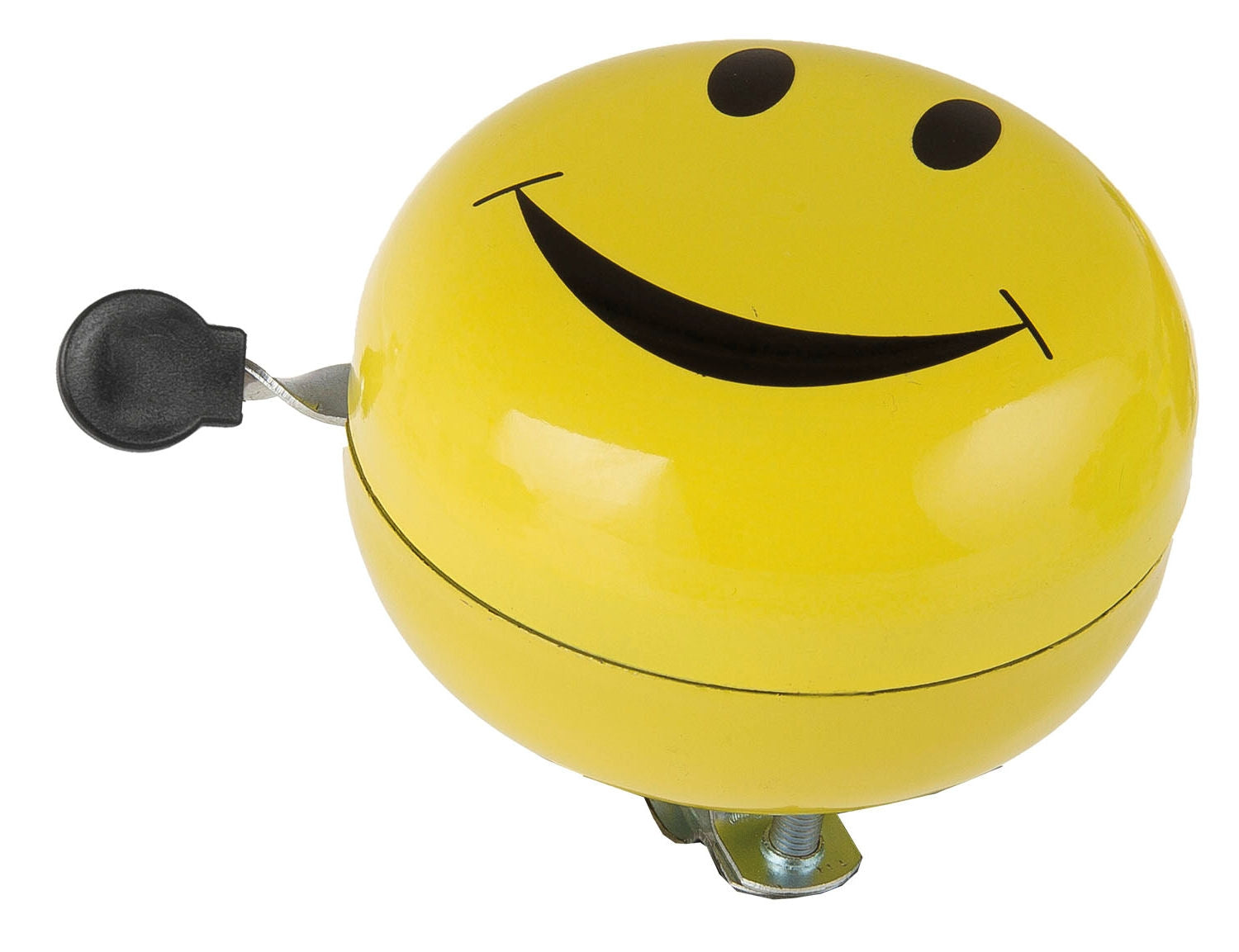 M-wave fietsbel ding-dong ø80mm - smiley geel