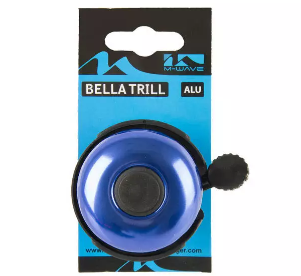 M-wave fietsbel bella trill ø53mm - blauw