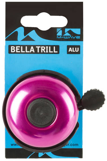 M-wave fietsbel bella trill ø53mm - roze