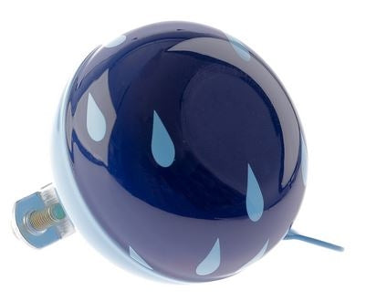 Nv ding dong bel 60mm druppels blauw met druppels kaart