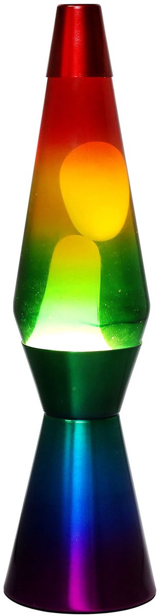 Itotal lavalamp regenboog