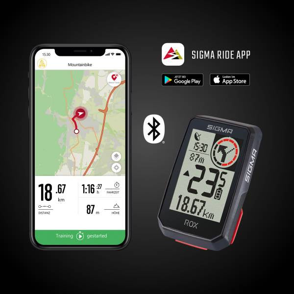 Sigma ROX 2.0 GPS Câble de charge USB-C à montage supérieur noir