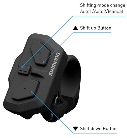 Shimano steps sw-en600-r switch unit right 22.2mm