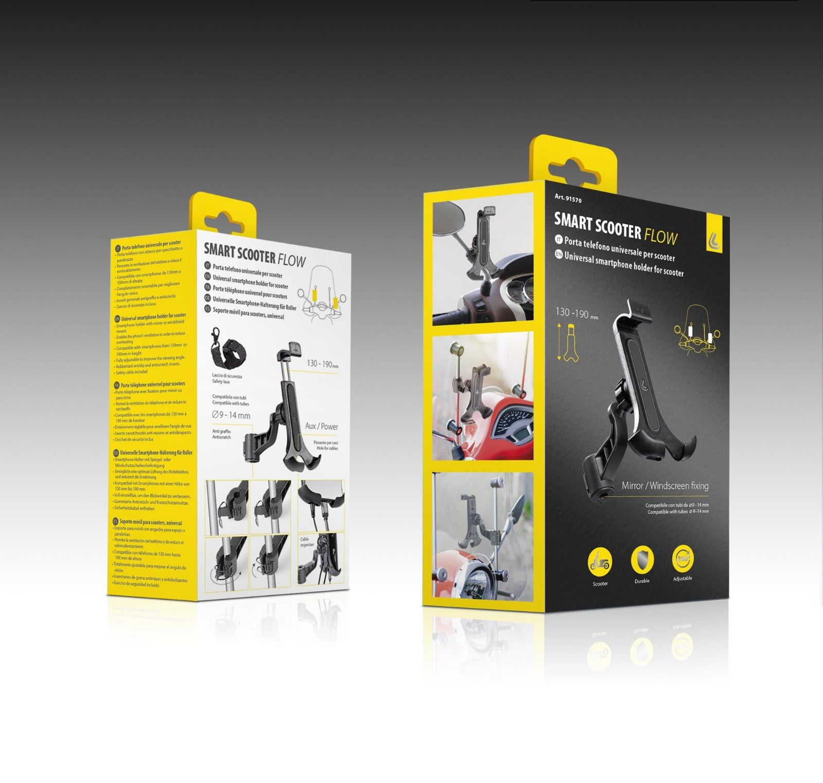 Universele telefoonhouder Lampa Smart Scooter Flow