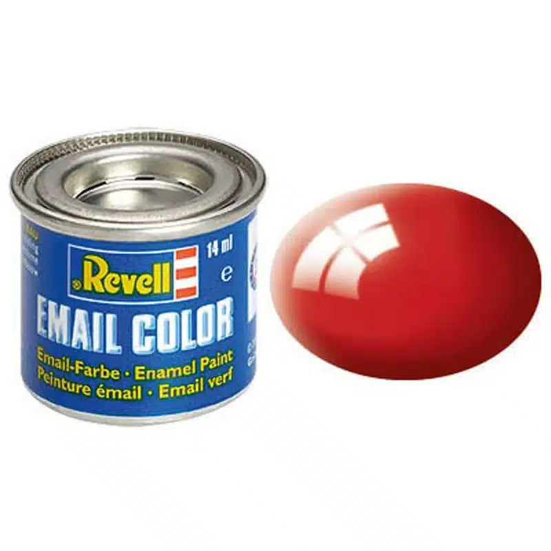 Revell E-mail Verf # 31 - Vuurrood, Glanzend