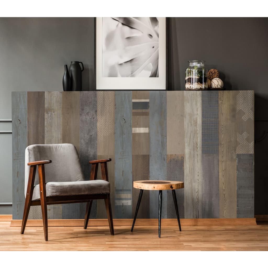 Grosfillex 9 st wandpaneel accent 15,4x120 cm yosemite