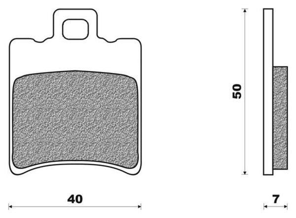 Newfren Brake Pad Set FD0196 Typhoon, NRG Amico Buxy etcetera