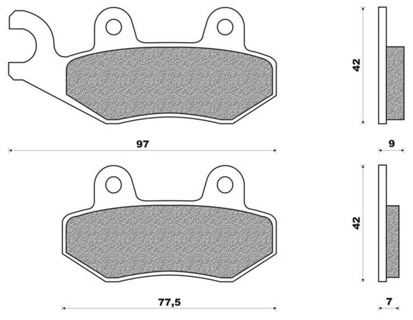 Newfren brake pad set fd0230