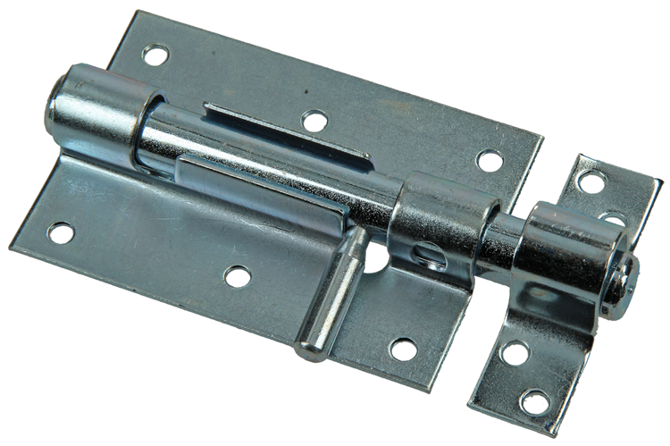 Mack 1069122 - hangslotgrendel blauw verzinkt100 mm | 5 stuks