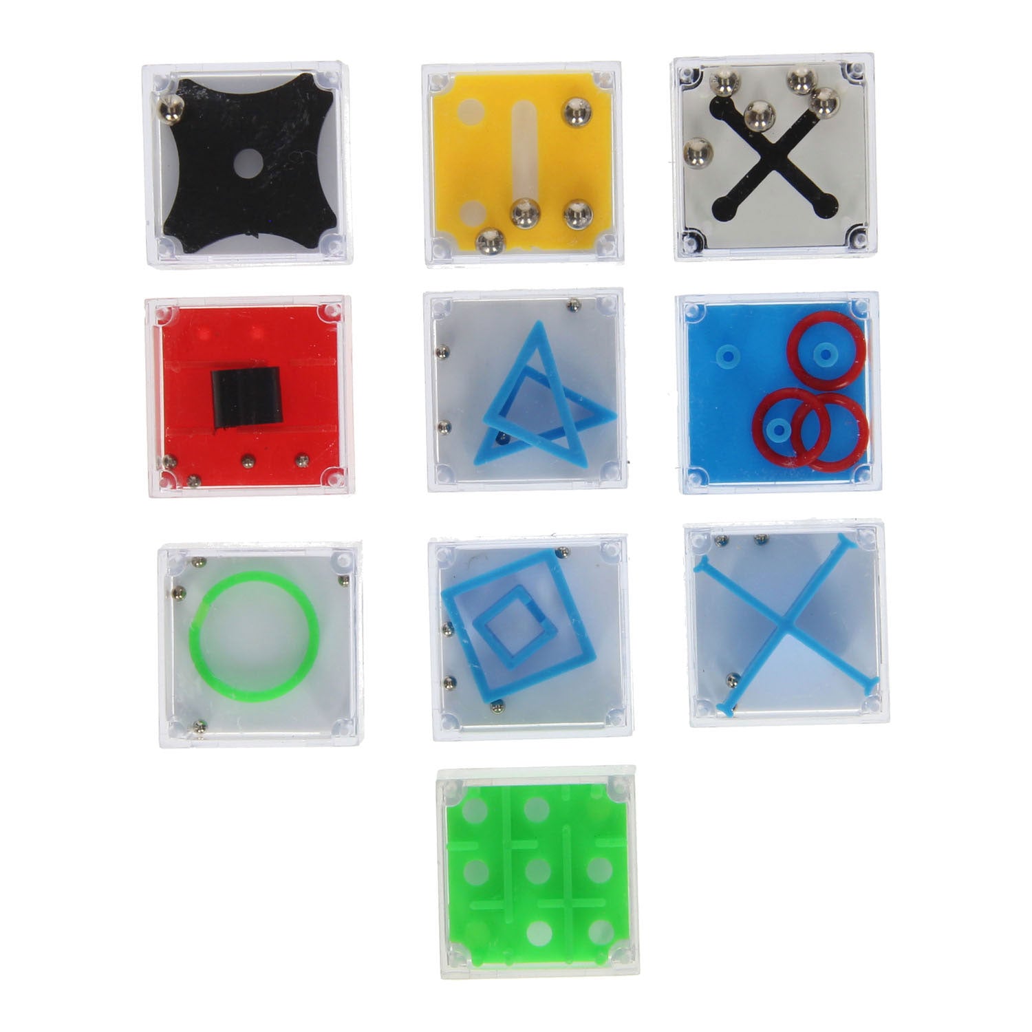 Hersenspellen geduldspel kubus, 10st.