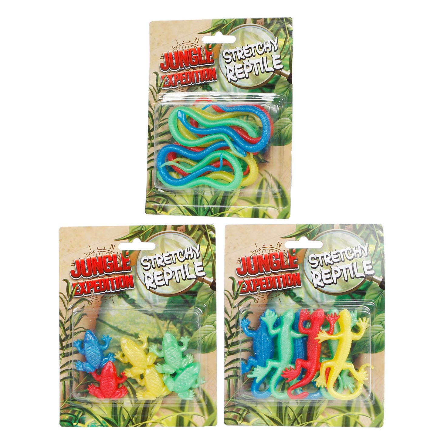 Jungle expeditie stretch reptielen. 6e.
