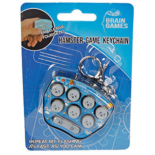 Hersenspelletjes hamsterspel sleutelhanger