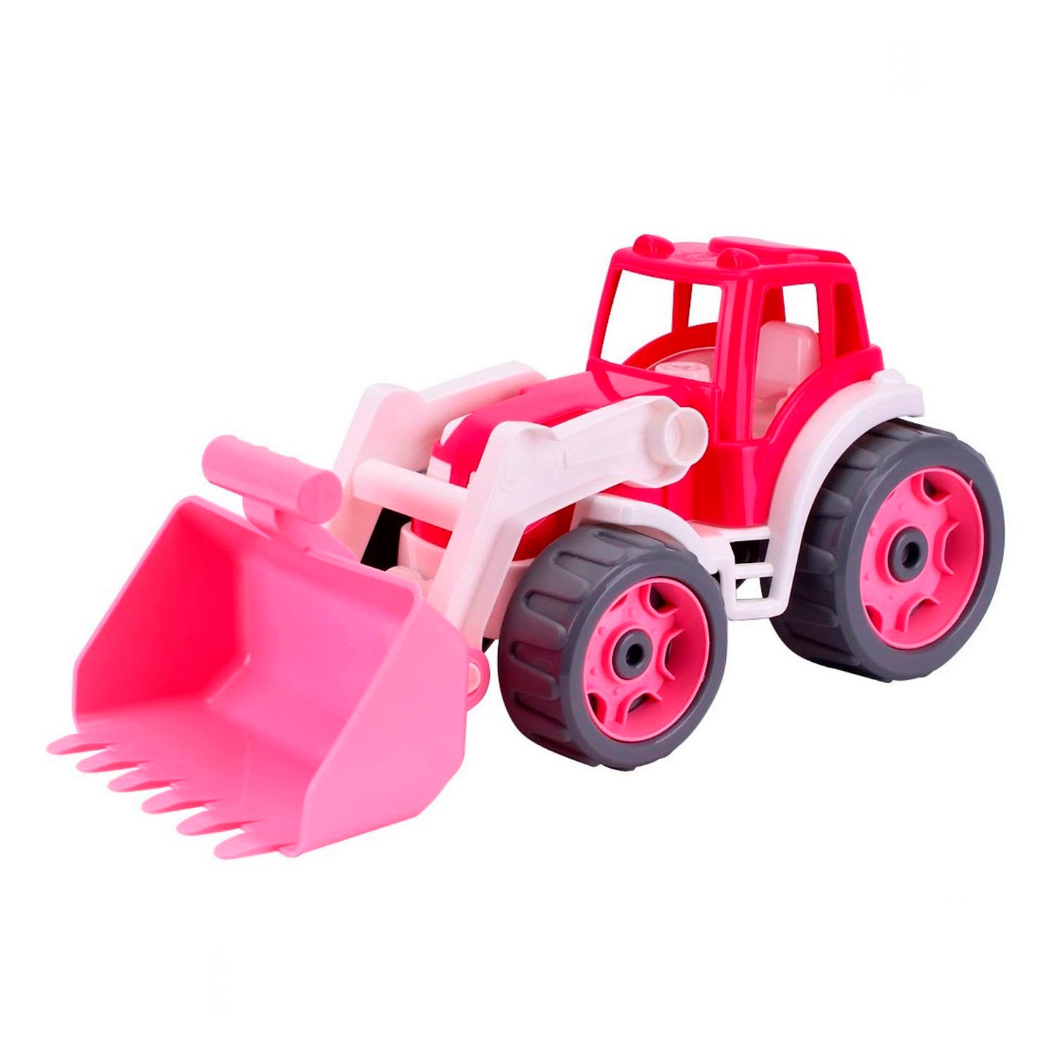 Zonne-fun tractor met schep