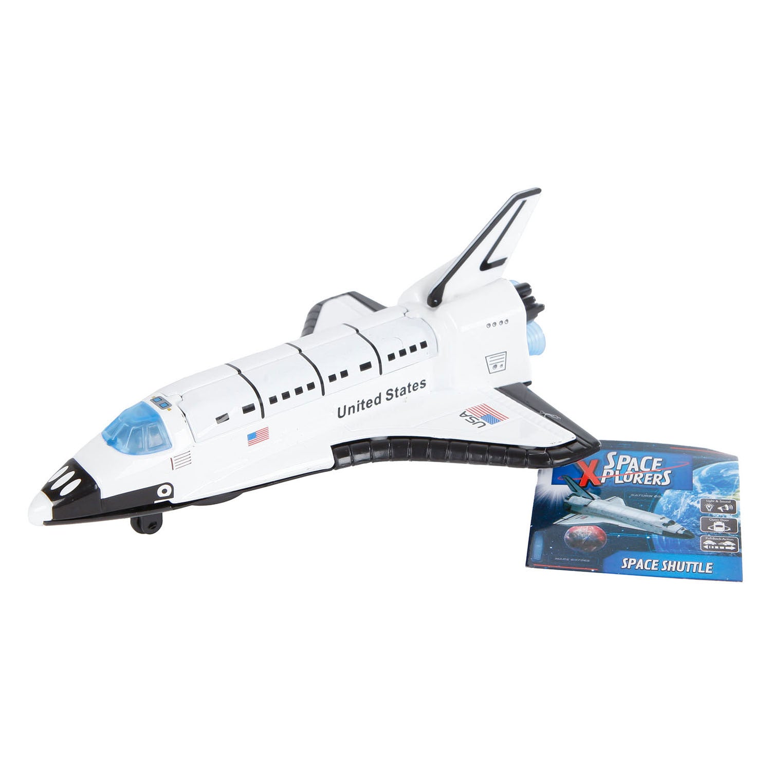 Spaces xplorers space shuttle gegoten licht en geluid