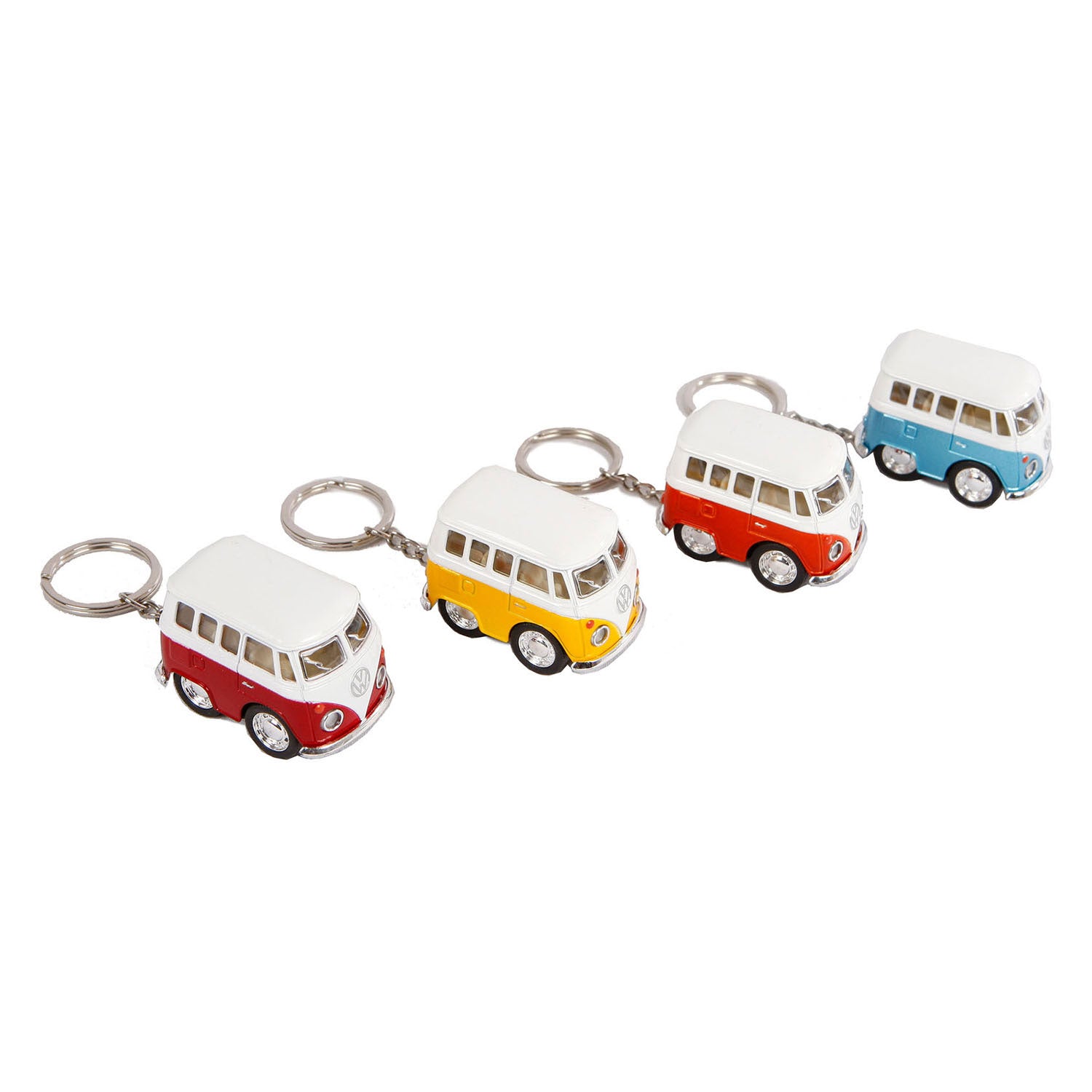 Kinsmart gegoten volkswagen microbus sleutelhanger