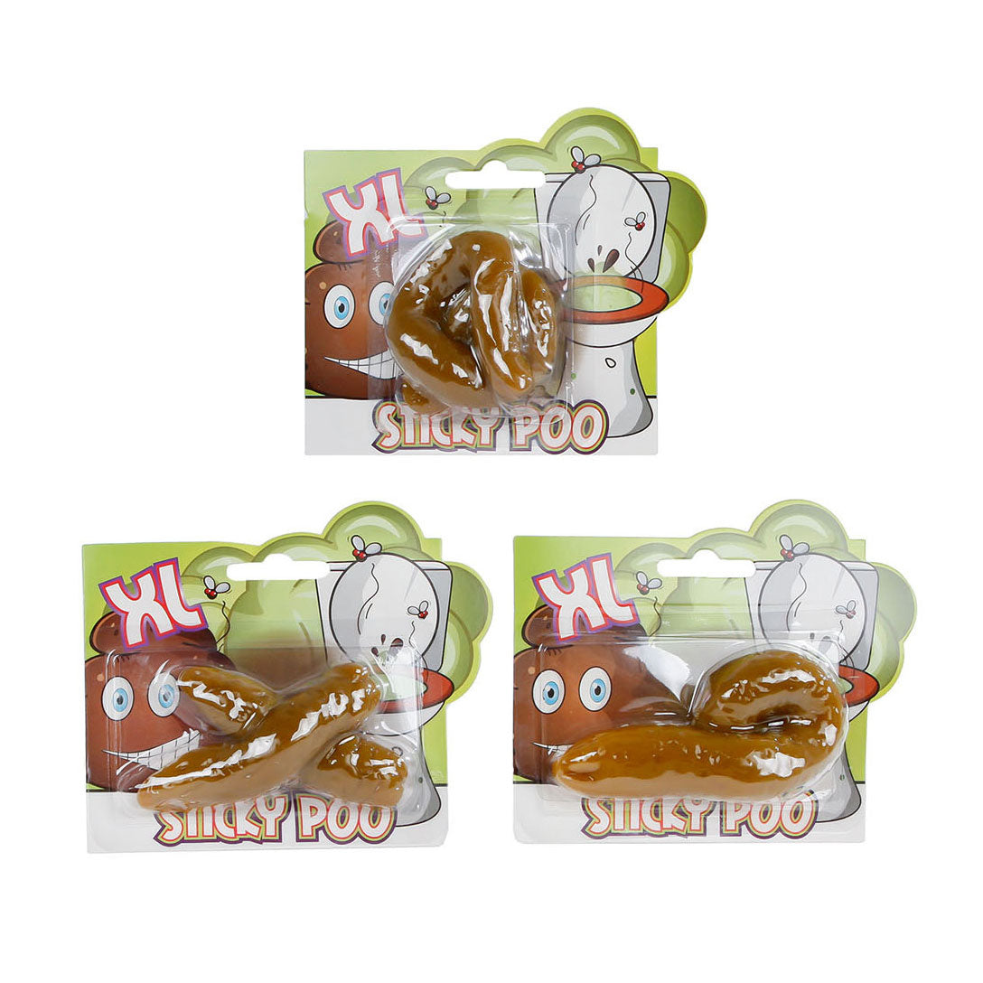 Plakkerige fop drol, 10cm