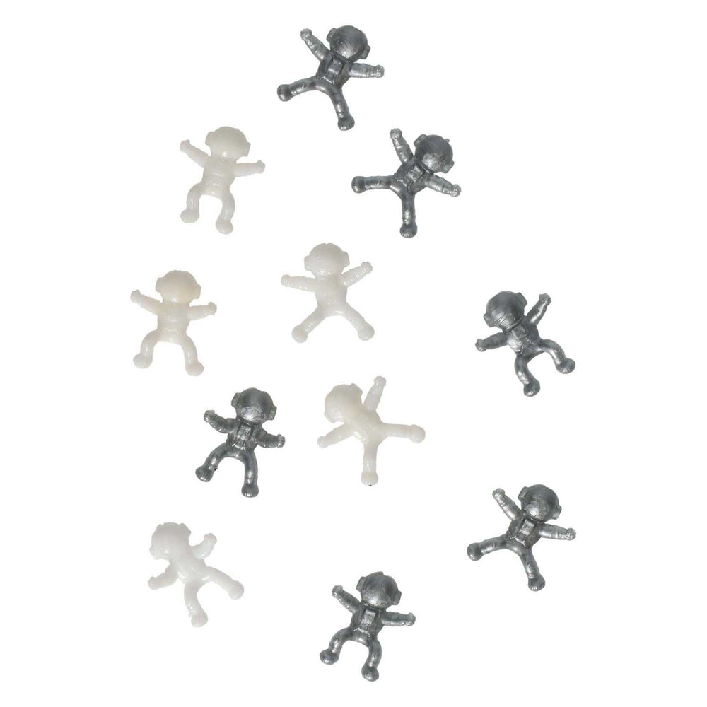 Ruimteverkenners raamlopertjes astronaut 2cm, 12st.