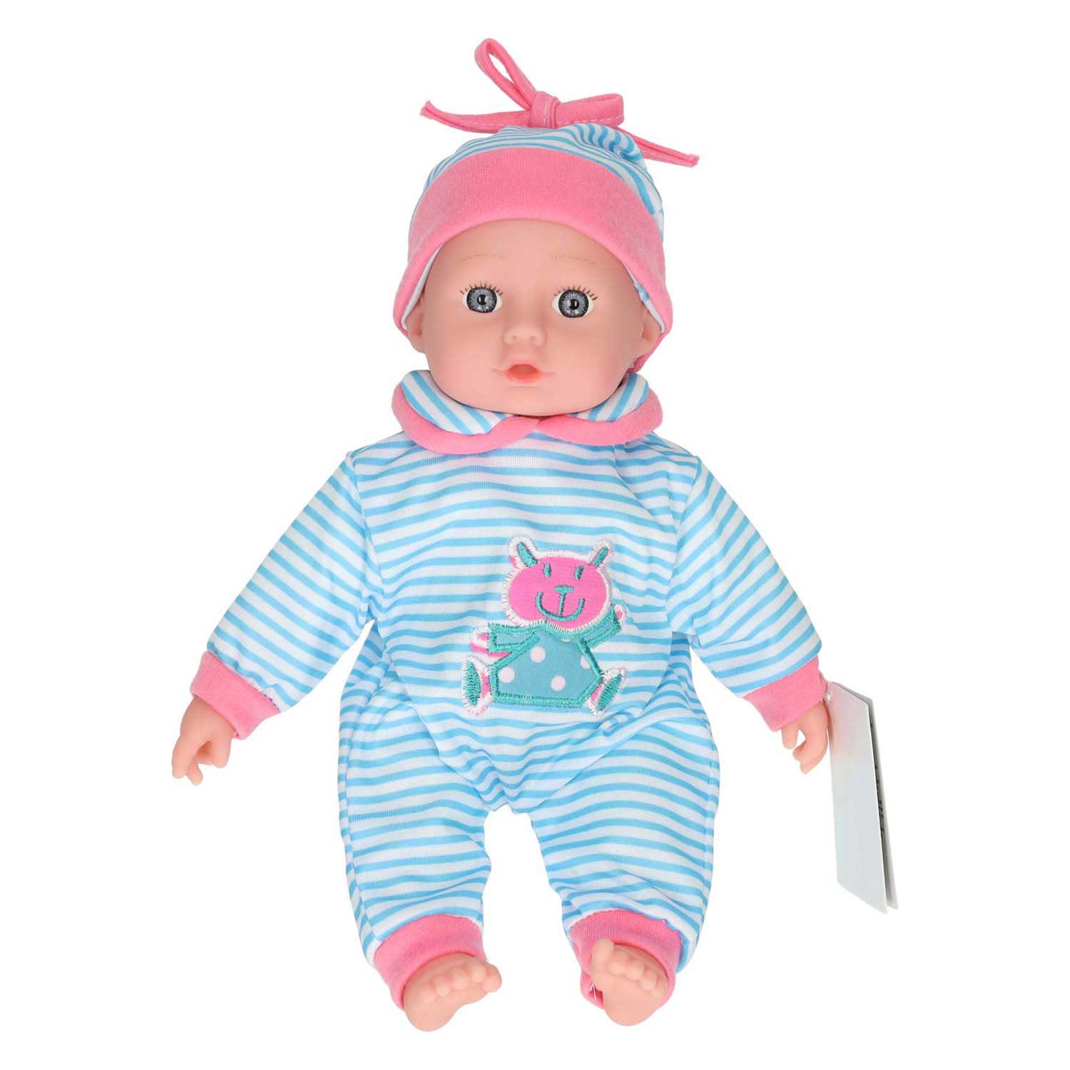 Babypop met zacht lichaam, 26cm