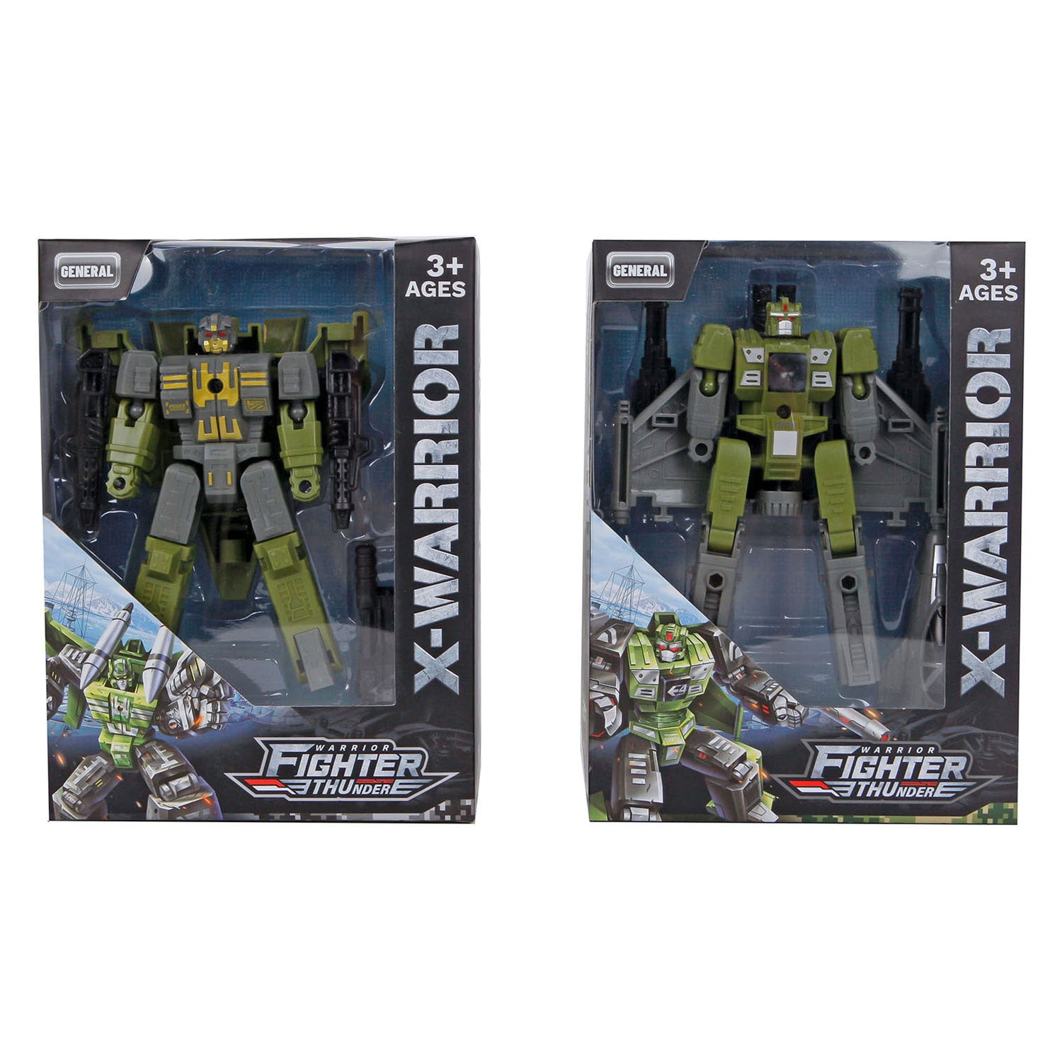 Transformeer Robot X-Warrior, 12 cm