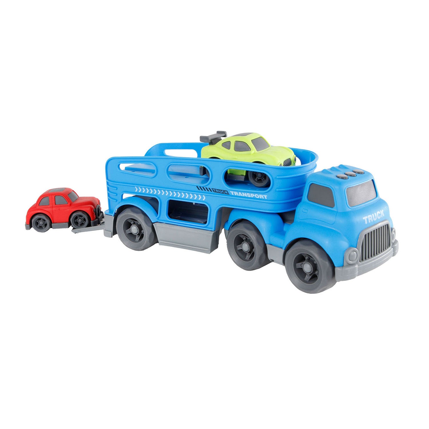 Miniclubvrachtwagen met 2 auto's, 30cm