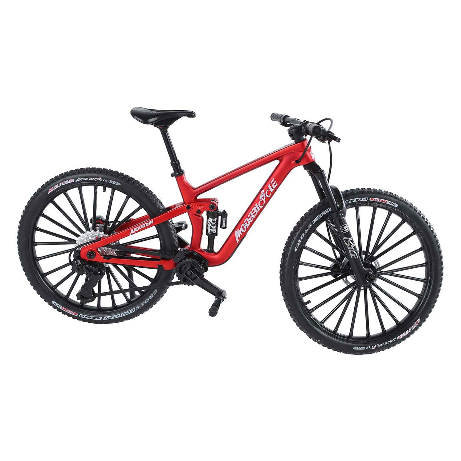 Mountainbike die-cast kleur, 20,5cm