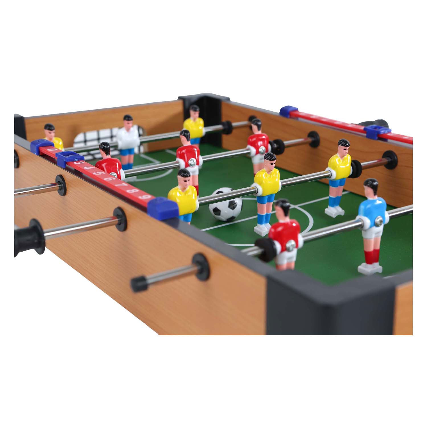 Speel vandaag tafel voetbaltafel met 2 ballen