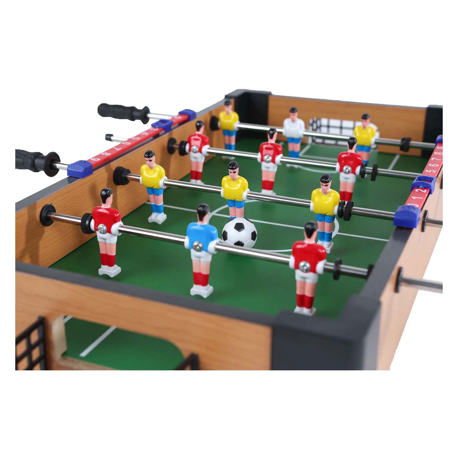 Speel vandaag tafel voetbaltafel met 2 ballen