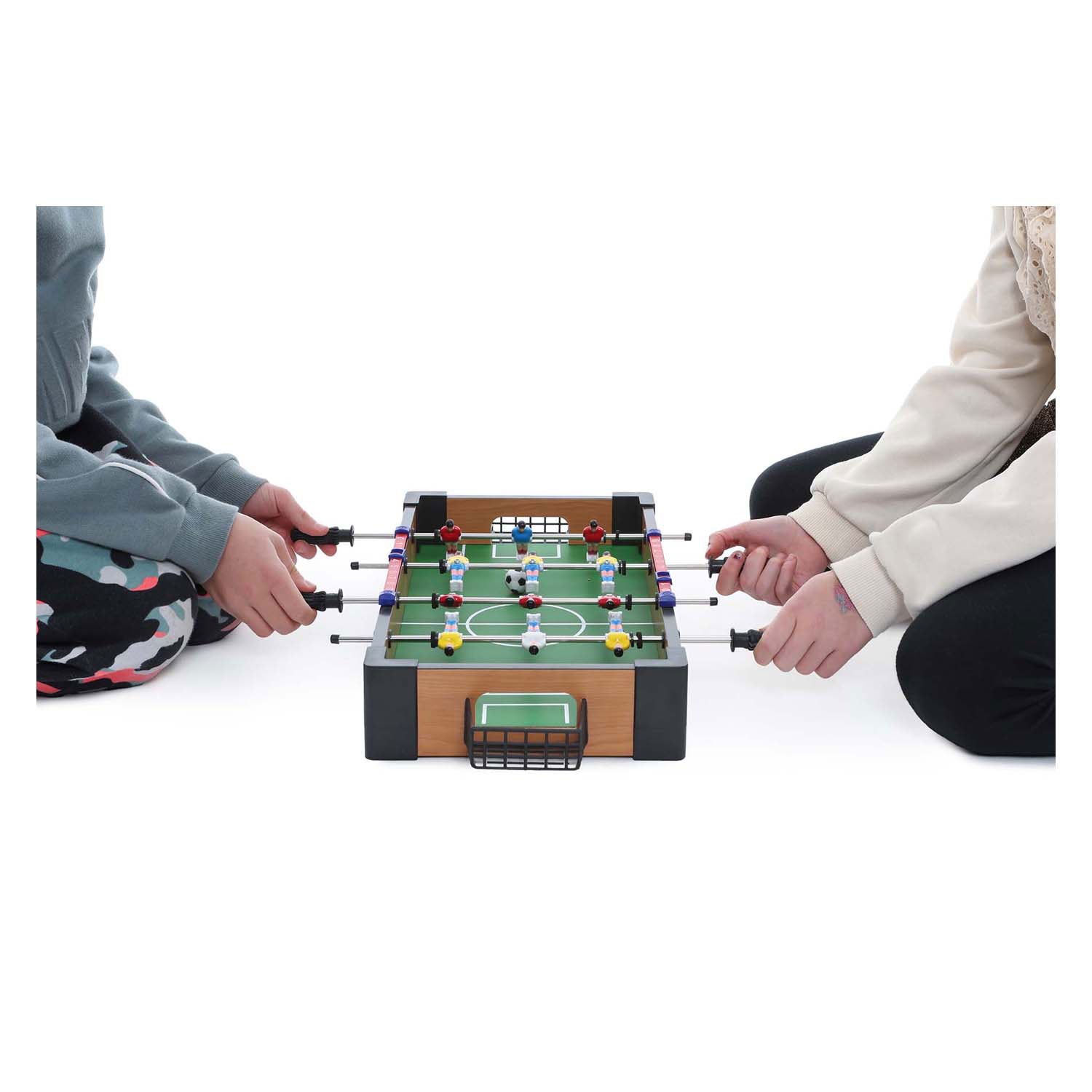 Speel vandaag tafel voetbaltafel met 2 ballen