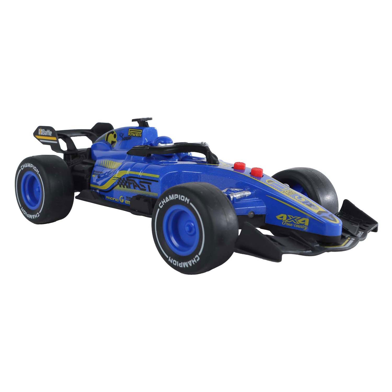2-play formule raceauto frictie met licht en geluid, 19cm