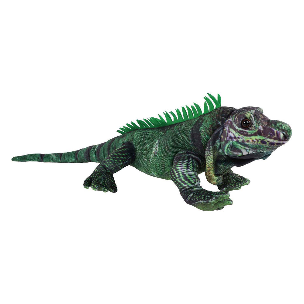 Jungle expeditie leguaan knuffel pluche, 50cm