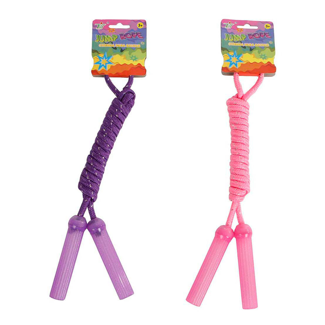 Zonpret glitterspringtouw, 2,10m