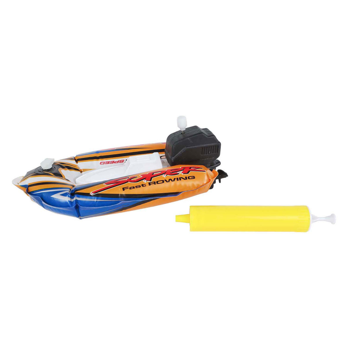 Van manen veenendaal bv speedboot opblaasbaar m pomp en opwindfunctie 17cm 3 assorti