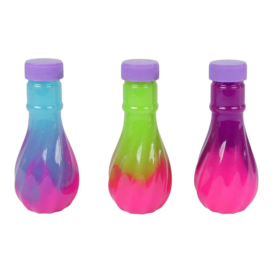 Glamour super goo magische toverfles met slijm 120gram 13cm 3 assorti