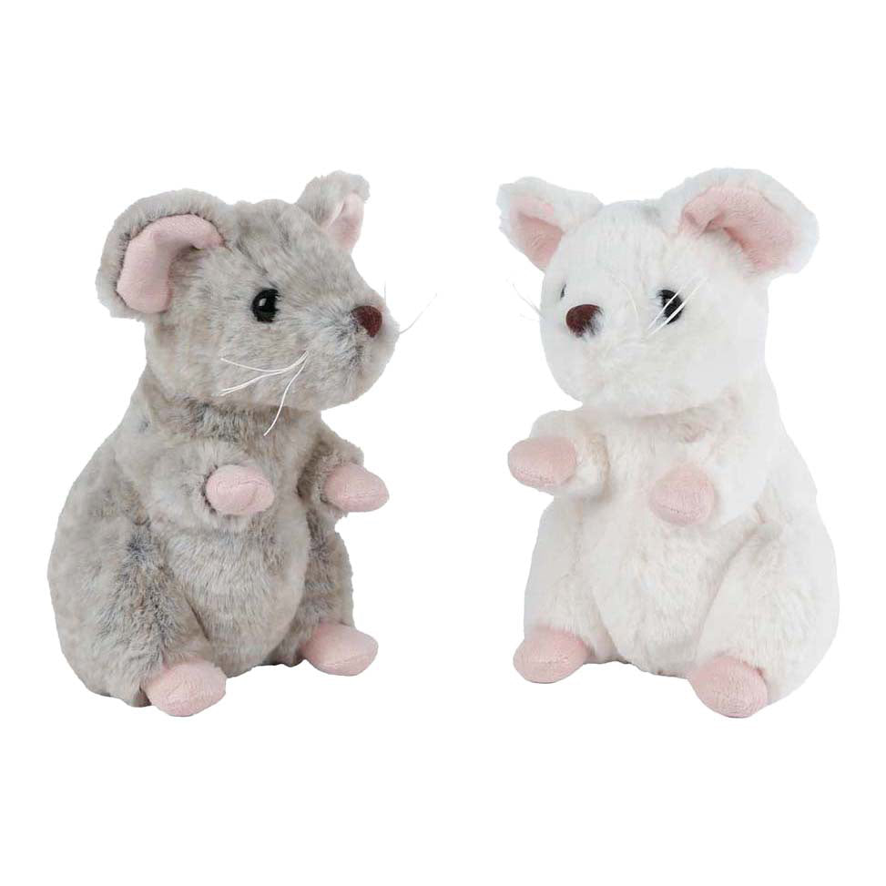 Take me home muis pluche zittend - 19cm