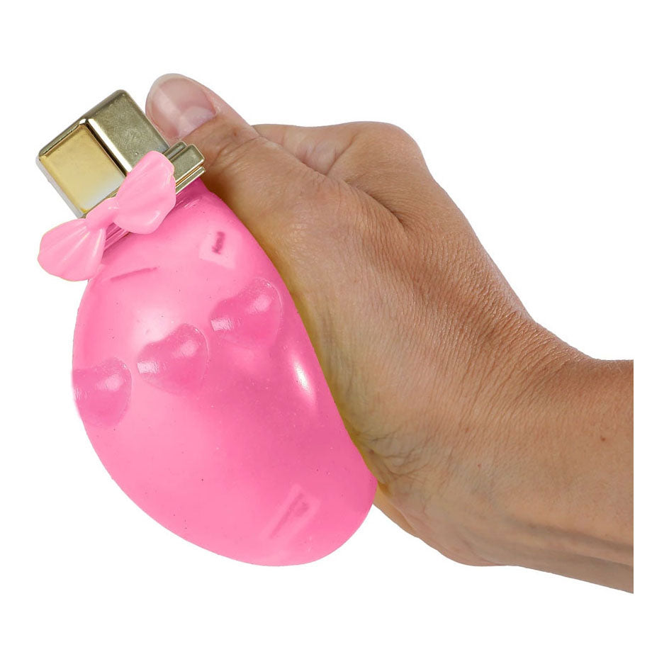 Glamour squeeze parfumflesje met charms