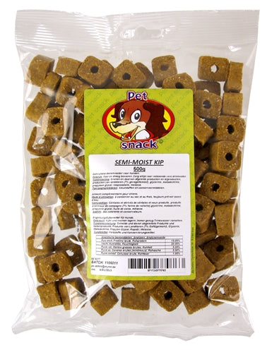 Petsnack halfvochtige kip