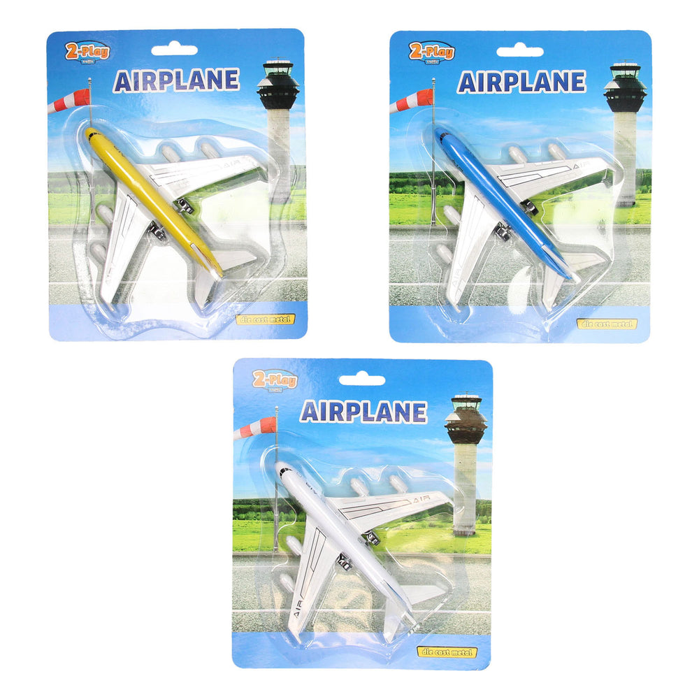 2-play gegoten terugtrekvliegtuig, 14 cm