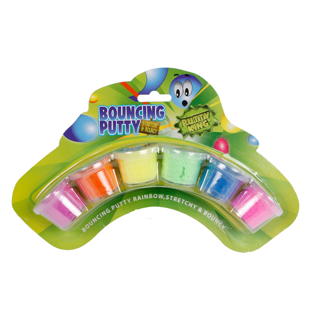 Putty king stuiterende putty, 6dlg.