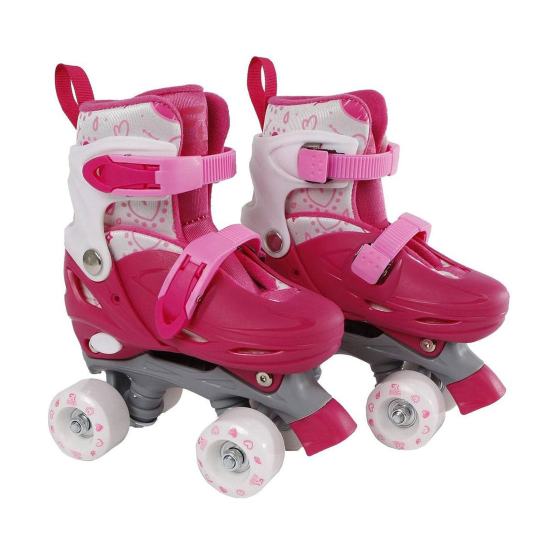 Street rider rolschaatsen roze verstelbaar, maat 31-34