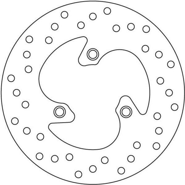 Newfren brake disc DF4001A | Aprilia Peugeot (front rear)
